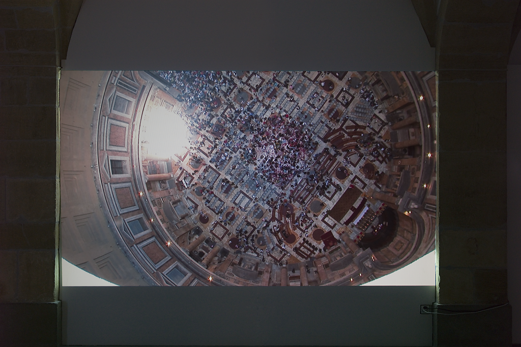 installation view - L'occhio del Pantheon